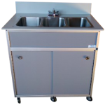 NSF Certified Three Basin Utensil Washing Self Contained Sink  Model: NS-003