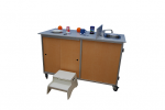 Food Preparation Cart  with Portable Self Contained Sink Model: FPC-001